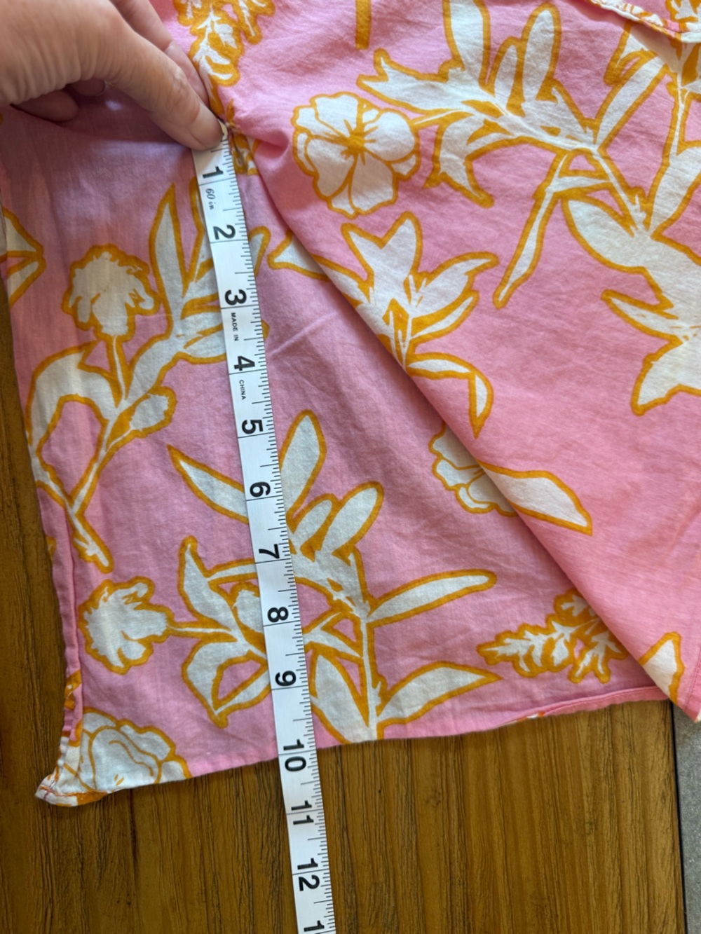 Olivia James The Label Louisa Cover Up Kaftan Pink Orange Floral Small - Picture 14 of 14